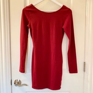 Forever 21 Red Body-con Dress Size Small
